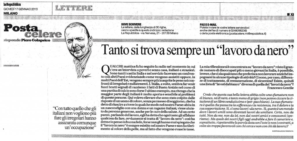 La Repubblica MI 17gen2013