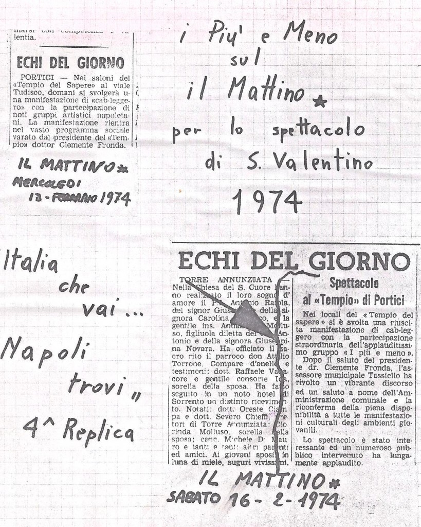 046 16feb1974 su IL MATTINO di Napoli