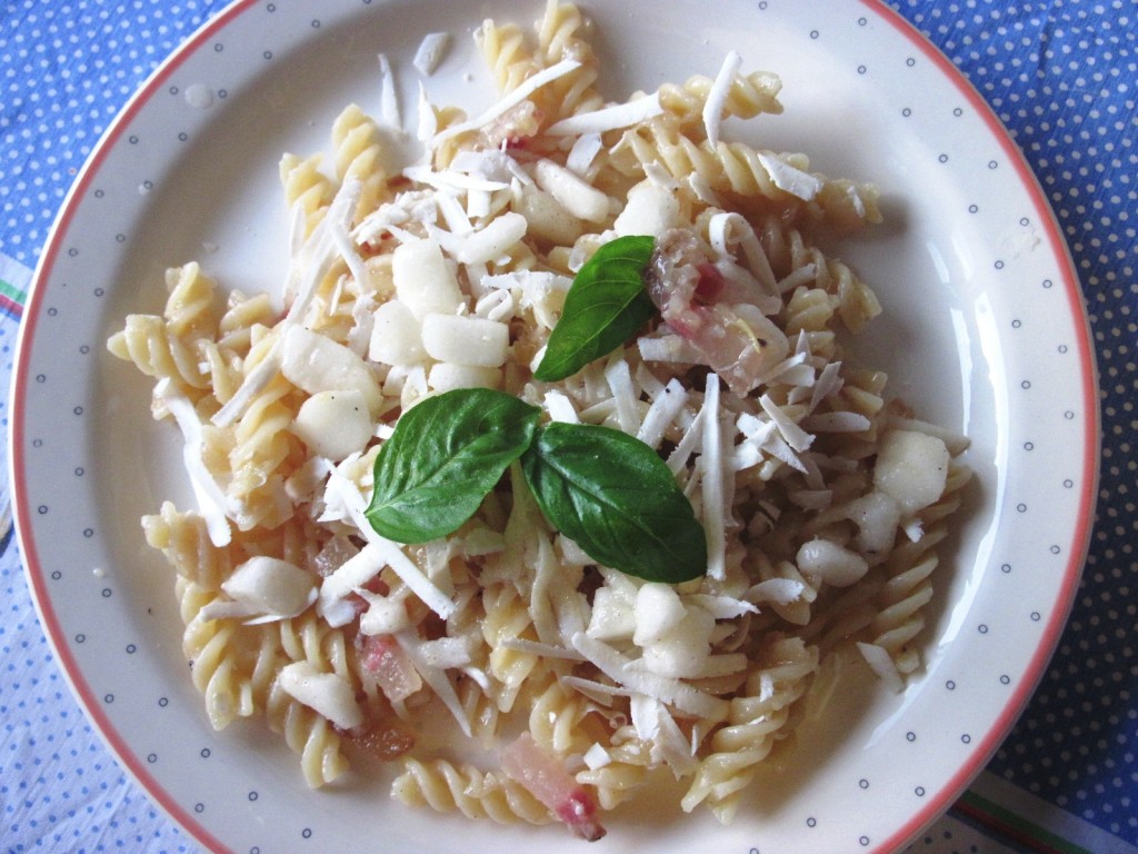 Ricetta Gentile 02a Fusilli pere guanciale e pecorino