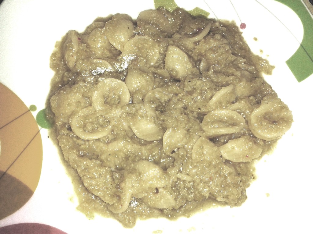 Orecchiette con cavolfiore 28.10.2013