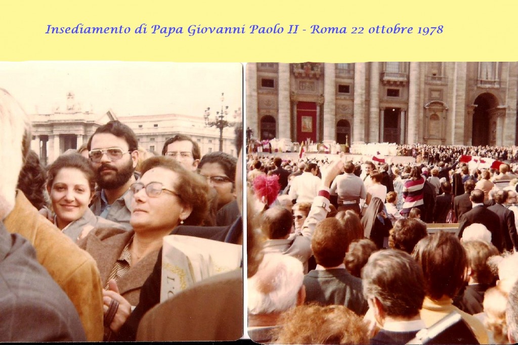 22ott78z Fra e Angie - Incoronazione Giovanni Paolo II