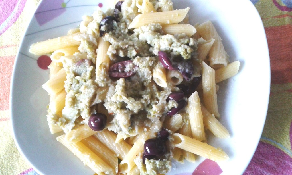 14mar14b Penne del cavolo alle olive