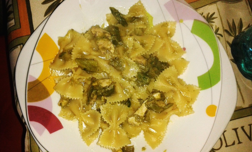 Fam Gentile 04mag14 Farfalle pesce spada e asparagi
